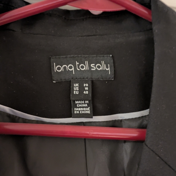 Long Tall Sally Elegant Black Blazer - Picture 2 of 3